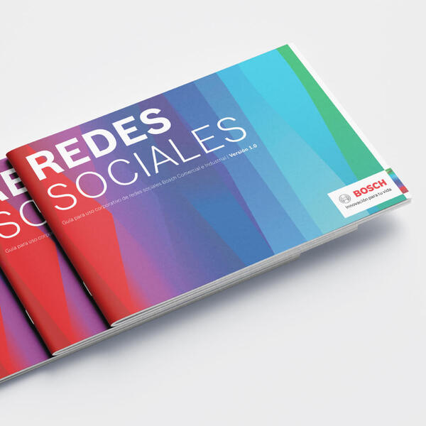 Cover design for social media corporate guidelines of Bosch Thermotechnology